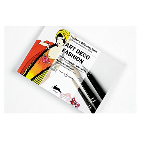 Imagen de archivo de Art Deco Fashion: Display Box with 20 Postcard Colouring Books (Multilingual Edition) a la venta por WorldofBooks