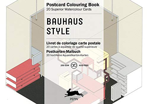 Stock image for Bauhaus Style: Postcard Colouring Book (Multilingual Edition) for sale by WorldofBooks