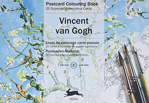 9789460096273: Vincent van Gogh: Postcard Colouring Book (Multilingual Edition) (English, Spanish, French, Italian and German Edition)
