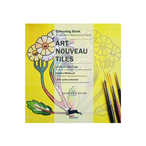 Beispielbild fr Art Nouveau Tiles: Colouring Card Book (Multilingual Edition) zum Verkauf von WorldofBooks