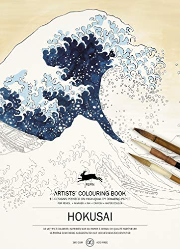 Beispielbild fr Hokusai: Artists' Colouring Book (Multilingual Edition) zum Verkauf von Monster Bookshop