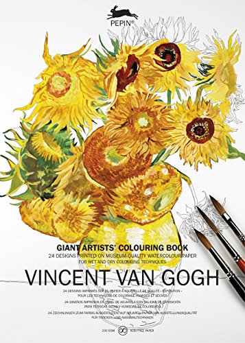 9789460098567: Van Gogh: Giant Artist's Colouring Book (Multilingual Edition) (English and German Edition)