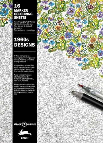 9789460098819: 1960s Design: Marker Colouring Sheets