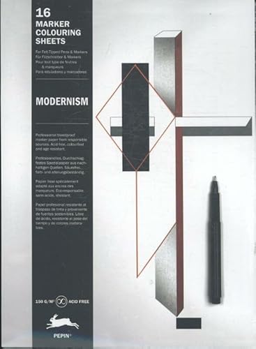 9789460098840: Modernism: Marker Colouring Sheets (Multilingual Edition)