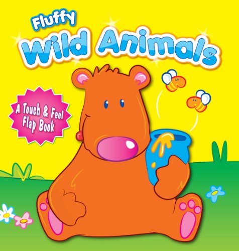 Beispielbild fr Fluffy Wild Animals (Touch and Feel Flap Book) zum Verkauf von BargainBookStores