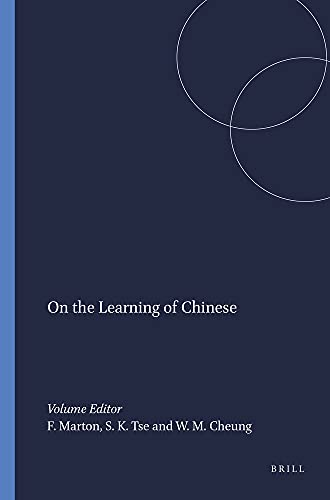 Imagen de archivo de On the Learning of Chinese a la venta por Revaluation Books