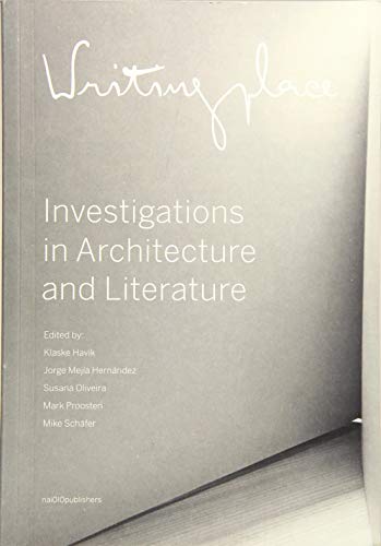 9789462082816: Writingplace: Investigations in Architecture and Literature