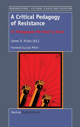 Stock image for A Critical Pedagogy of Resistance: 34 Pedagogues We Need to Know for sale by Revaluation Books