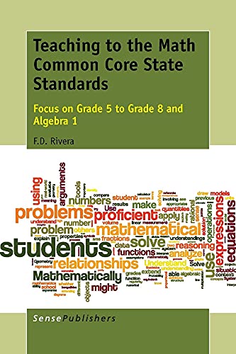 Immagine dell'editore per Teaching to the Math Common Core State Standards: Focus on Grade 5 to Grade 8 and Algebra 1 venduto da Revaluation Books