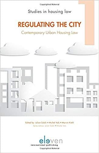 Beispielbild fr Regulating the City: Contemporary Urban Housing Law (1) (Studies in Housing Law) zum Verkauf von Irish Booksellers