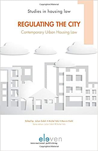 Stock image for Regulating the City: Contemporary Urban Housing Law (1) (Studies in Housing Law) for sale by Irish Booksellers