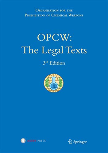 Beispielbild fr OPCW: The Legal Texts (Organisation for the Prohibition of Chemical Weapons) zum Verkauf von Chiron Media