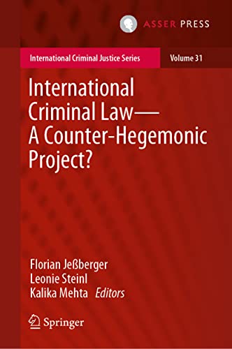 Imagen de archivo de International Criminal LawA Counter-Hegemonic Project? a la venta por PBShop.store US