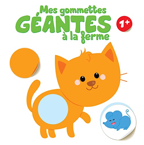 9789463345361: Mes gommettes gantes  la ferme 1+