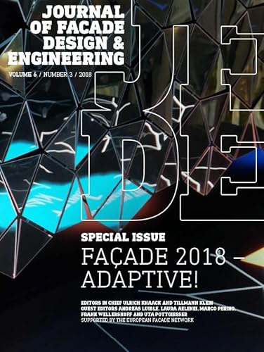 Imagen de archivo de Faade 2018   Adaptive!: Journal of Facade design & engineering (Journal of Facade Design and Engineering (Volume 6 / Number 3 / 2018)) a la venta por Revaluation Books