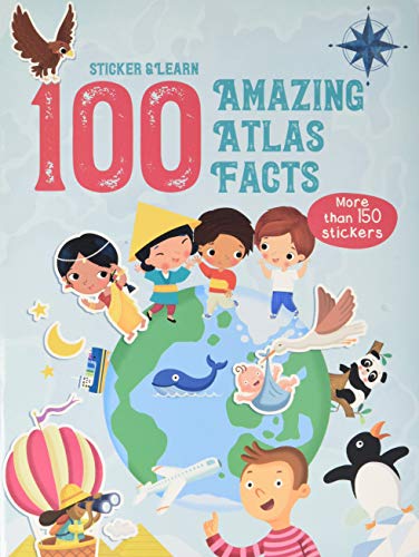 Imagen de archivo de 100 Fun Facts to Sticker Atlas a la venta por PBShop.store US