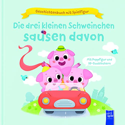 Stock image for Geschichtenbuch mit Spielfigur: Die drei kleinen Schweinchen sausen davon for sale by Chiron Media