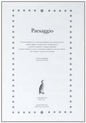 Stock image for Paesaggio: (Penguin Issue) for sale by GreatBookPrices