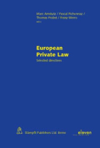 Stock image for European Private Law Selected for sale by Basi6 International