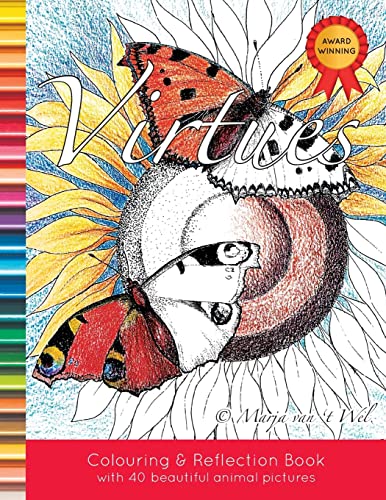 Beispielbild fr Virtues Colouring and Reflection Book: with 40 beautiful animal pictures zum Verkauf von Isle of Books