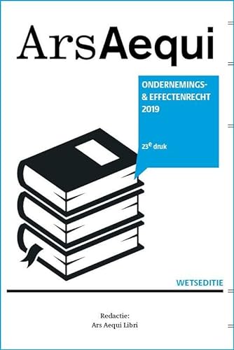 Beispielbild fr Ondernemings- & effectenrecht 2019 (Ars Aequi Wetseditie) zum Verkauf von Buchpark
