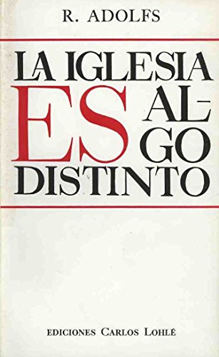 Stock image for La iglesia es algo distinto (Spanish Edition) for sale by Iridium_Books