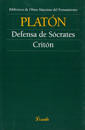 Defensa de socrates. Criton (Spanish Edition) (9789500392334) by Platon