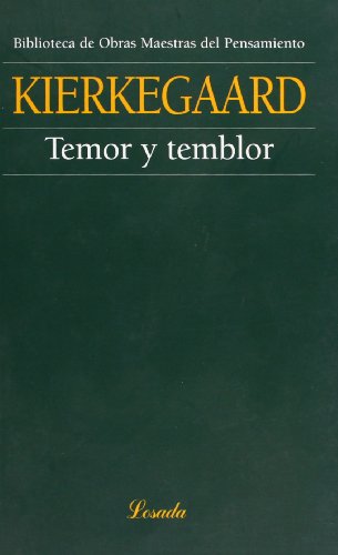 TEMOR Y TEMBLOR - KIERKEGAARD