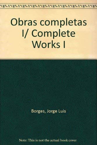 9789500428736: Borges obras completas 1899-1986