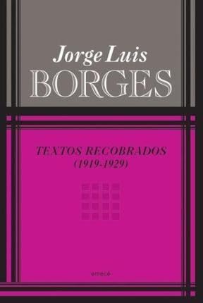 9789500429351: Textos Recobrados(1919/1929)