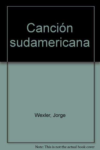 9789500503365: Canción sudamericana (Spanish Edition)