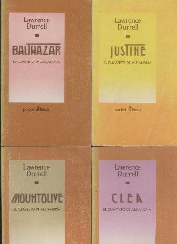 9789500701235: EL CUARTETO DE ALEJANDRID. JUSTINE, BALTHAZAR, CLEA,MOUHTOLIVE. 4 TOMOS Coleccin Pocket edhasa. Obra completa. Nombre ant. Propietaria. Muy buen estado