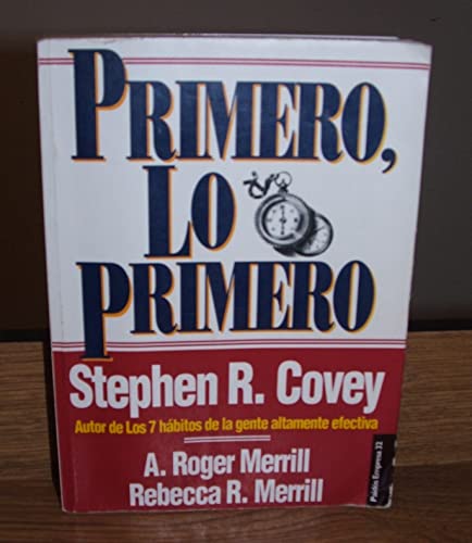 Stock image for _ livro primero lo primero stephen r covey 1995 for sale by LibreriaElcosteo