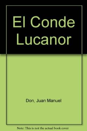 Beispielbild fr El Conde Lucanor (Spanish Edition) zum Verkauf von Hawking Books