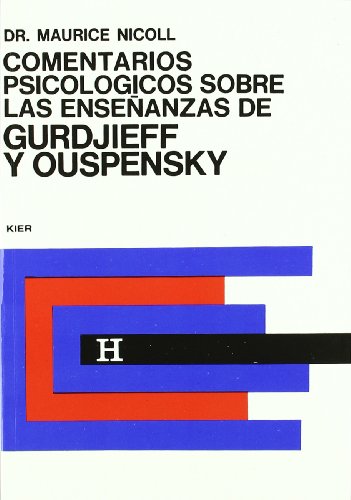 Imagen de archivo de Comentarios Psicologicos sobre las ensenanzas de Gurdjieff y Ouspensky/ Psych. a la venta por Iridium_Books