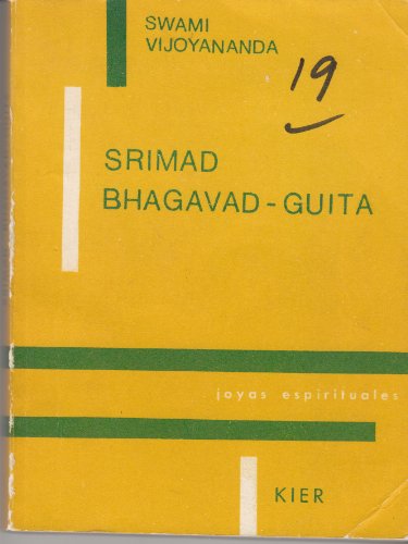 Imagen de archivo de Srimad Bhagavad Guita (joyas Espirituales) (rustica) - Vijo a la venta por Juanpebooks