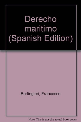 Beispielbild fr derecho maritimo de francesco berlingieri zum Verkauf von DMBeeBookstore