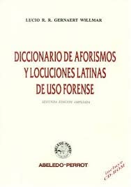 9789502010687: Diccionario de Aforismos y Locuciones Latinas de USO Forense