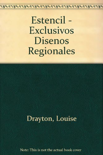 Stock image for Estencil - Exclusivos Disenos Regionales (Spanish Edition) for sale by Iridium_Books