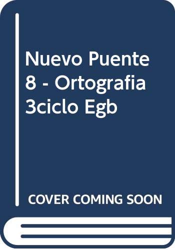 Stock image for el nuevo puente 8 ortografia santillana for sale by LibreriaElcosteo