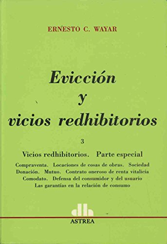 Stock image for Eviccion y vicios redhibitorios 3 for sale by MARCIAL PONS LIBRERO