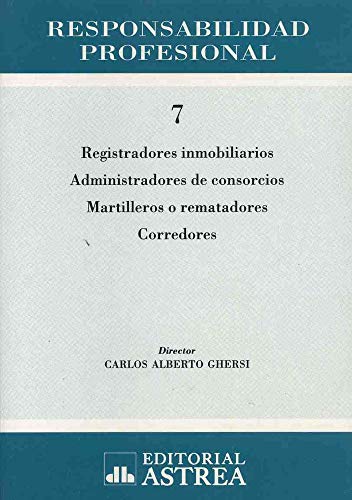 Imagen de archivo de Responsabilidad profesional-7 a la venta por Iridium_Books