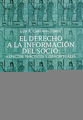 Imagen de archivo de El derecho a la informacin del socio a la venta por SoferBooks