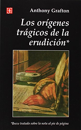 Stock image for Origenes Tragicos de la Erudicion for sale by Ria Christie Collections