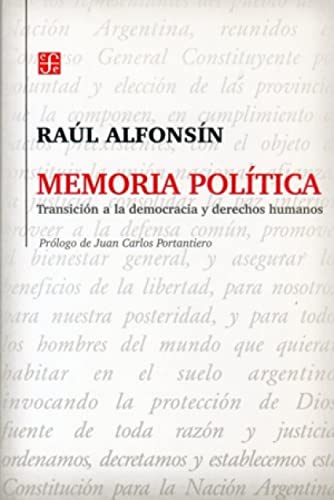 Stock image for MEMORIA POLITICA, TRANSICION A LA DEMOCRACIA Y DERECHOS HUMANOS for sale by Libreria El Dia