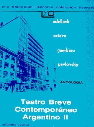 Stock image for teatro breve contemporaneo argentino 2 meyer colihue nuevo for sale by LibreriaElcosteo