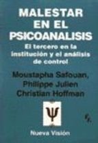 Stock image for Malestar En El Psicoan lisis. M. Safouan for sale by Juanpebooks