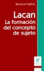 9789506024048: Lacan - La Formacion Del Concepto De Sujeto