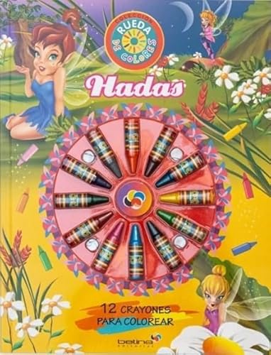 Stock image for RUEDA DE COLORES: HADAS. 12 CRAYONES PARA COLOREAR for sale by KALAMO LIBROS, S.L.