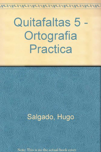 Imagen de archivo de Quitafaltas 5 - Salgado Hugo (papel) a la venta por Juanpebooks